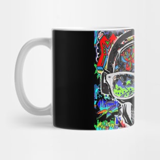 Graffiti Music Skulls Mug